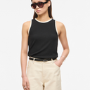 Rouge Edit ROUHelena O-Neck Tank Top Meteorite