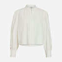 Rouge Edit ROUMelanie New L/S China Collar Shirt Cloud Dancer