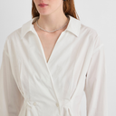 Rouge Edit RouSheena L/S V-Neck Shirt Cloud Dancer