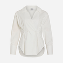 Rouge Edit RouSheena L/S V-Neck Shirt Cloud Dancer