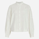 Rouge Edit ROUCarolina LS China Collar Shirt Cloud Dancer