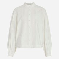 Rouge Edit ROUCarolina LS China Collar Shirt Cloud Dancer
