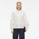 Rouge Edit ROUCarolina LS China Collar Shirt Cloud Dancer