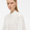 Rouge Edit ROUCarolina LS China Collar Shirt Cloud Dancer