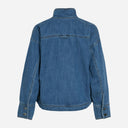 Rouge Edit Roufeather LS Henley Shirt Medium Blue Denim