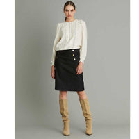 Rue De Femme New Benedicte Denim Skirt RDF Sort - J BY J Fashion