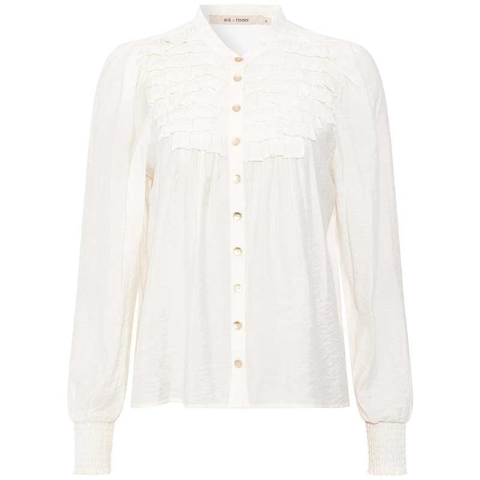 Rue De Femme Tiluley Shirt Off White - J BY J Fashion