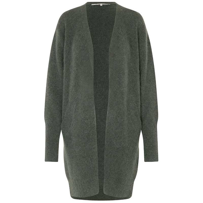 SECOND FEMALE BROOK KNIT CAPE CARDIGAN ARMY