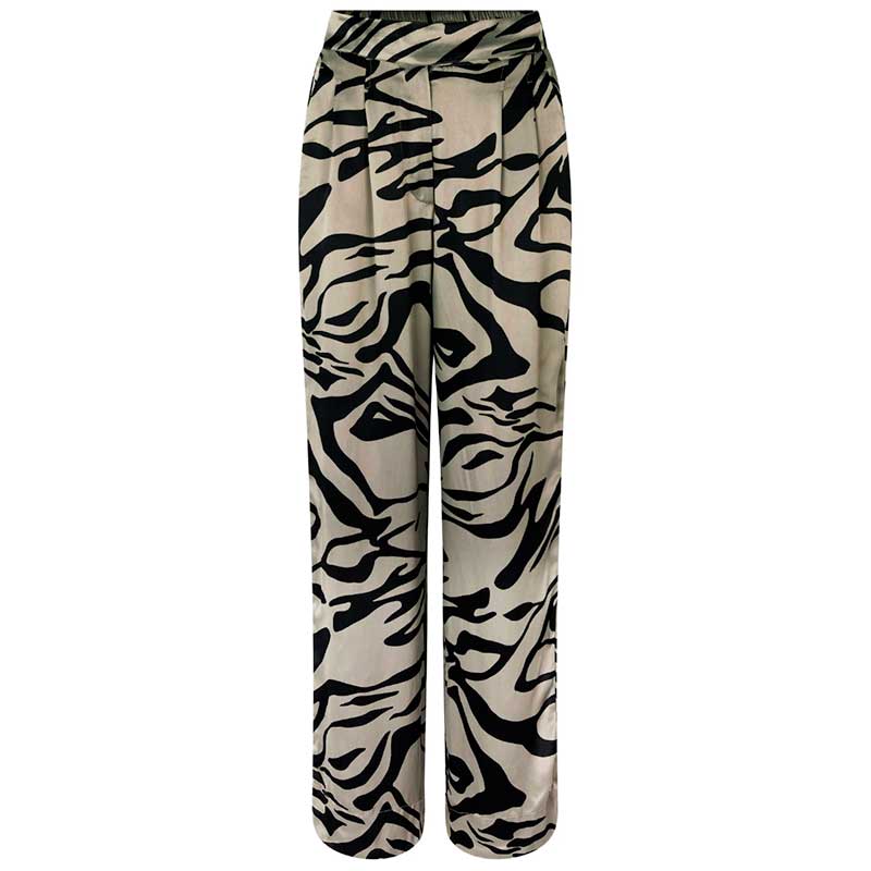 SECOND FEMALE ZEBRA TROUSERS MØRK SAND