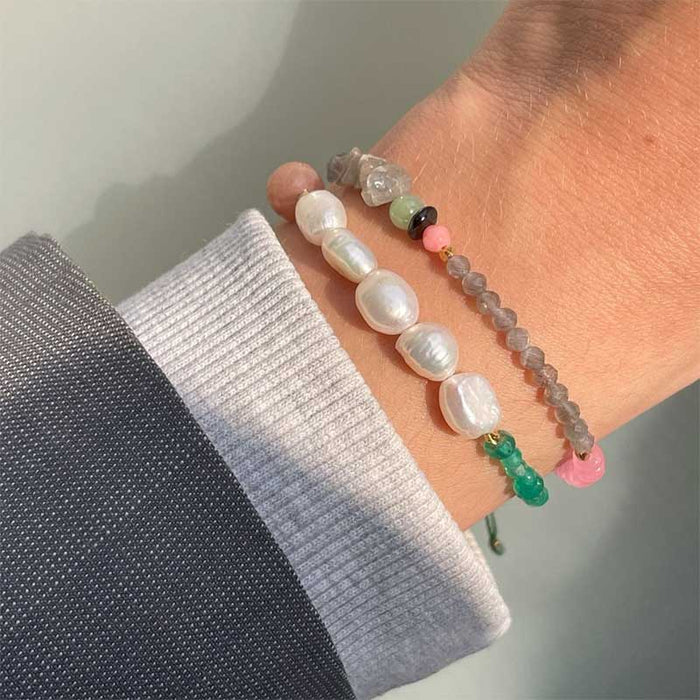 STINE A HARMONY BRACELET WITH CALM GEMSTONES ARMY