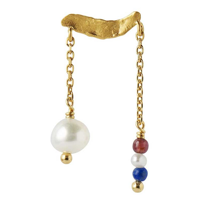 STINE A PETIT GOLD SPLASH EARRING GULD