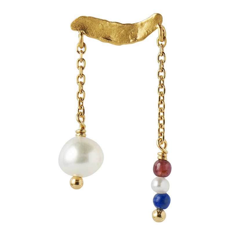 STINE A PETIT GOLD SPLASH EARRING GULD