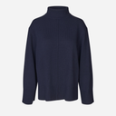 Second Female Alpha Knit Slit T-Neck Night Sky