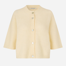 Second Female Andrea Knit Rib Cardigan Alabaster Gleam