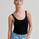 Second Female Emilia Tank Top Black