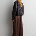 Second Female Ezay Leather Jacket Demitasse