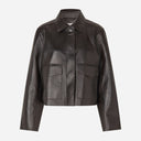 Second Female Ezay Leather Jacket Demitasse