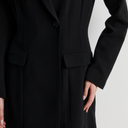 Second Female Festa Fitted Blazer Dress Black