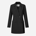 Second Female Festa Fitted Blazer Dress Black
