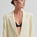 Second Female Lino New Fit Blazer Alabaster Gleam