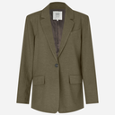 Second Female Lino New Fit Blazer Canteen