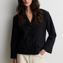 Second Female Sella Short Blazer Black