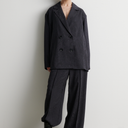 Second Female Shana Blazer Shirt Asphalt