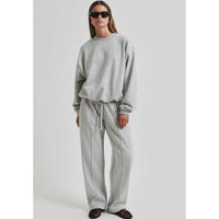 Second Female Abadell Sweat Pants Grey Melange - J BY J Fashion