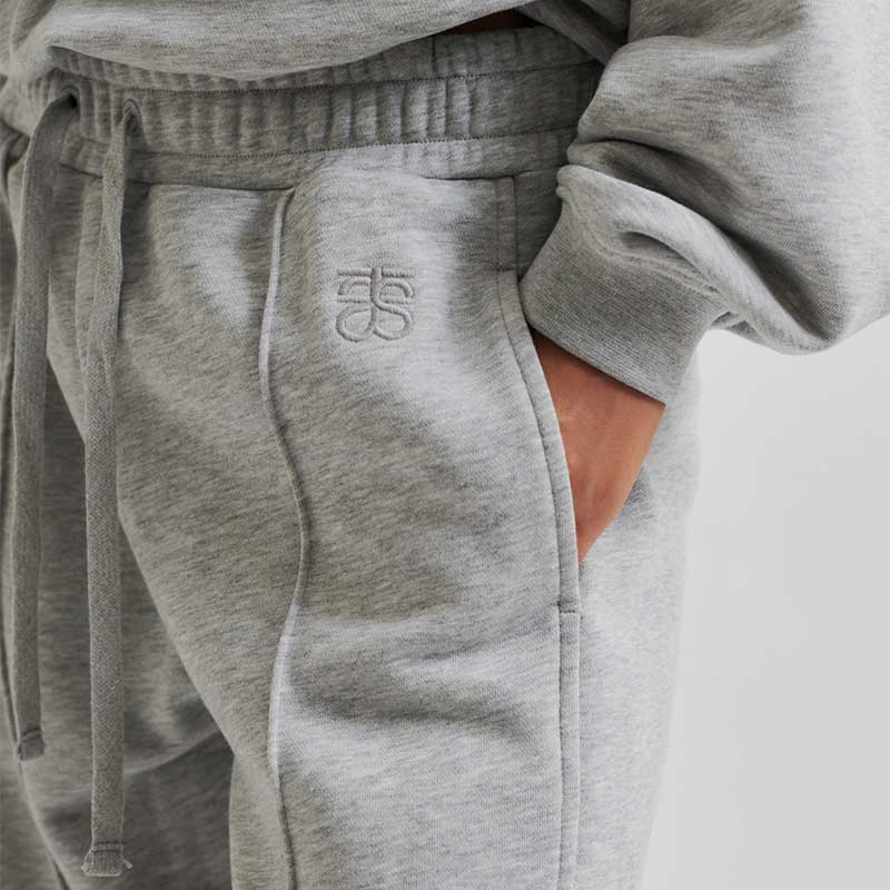 Second Female Abadell Sweat Pants Grey Melange - J BY J Fashion