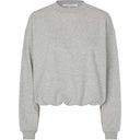 Second Female Adabell Balloon Sweat Grey Melange - J BY J Fashion