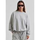 Second Female Adabell Balloon Sweat Grey Melange - J BY J Fashion