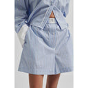 Second Female Alanis Shorts Light Blue Stripe