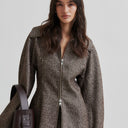 Second Female Arbor Fitted Jacket Chocolate Plum