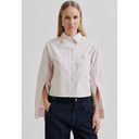 Second Female Baulo Slit Shirt Mauve Morn