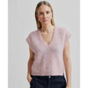 Second Female Camryn Knit Vest Sepia Rose