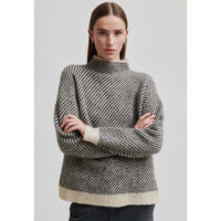 Second Female Capella Knit T-Neck Brazilian Sand - J BY J Fashion