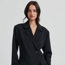 Second Female Fique Fitted Blazer Black