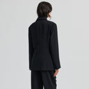 Second Female Fique Fitted Blazer Black