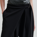 Second Female Fique Wrap Trousers Black - J BY J Fashion