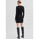 Second Female Kos Short Dress Black - J BY J Fashion