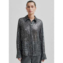 Second Female Moonshine Slim Shirt Iron Gate - J BY J Fashion
