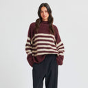 Second Female Ovalana Knit T-Neck Sassafras/Sand