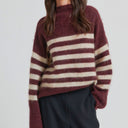 Second Female Ovalana Knit T-Neck Sassafras/Sand