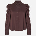 Second Female Samanta Shirt Chocolate Plum