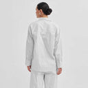 Second Female Soalon Classic Striped Shirt Hvid - J BY J Fashion