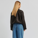 Second Female Vermont Leather Jacket Chocolate Tort