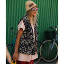 Sissel Edelbo Elsa Vest Blanket Wear Black White