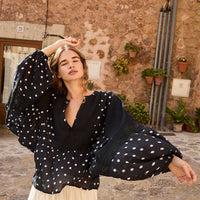 Sissel Edelbo Bibi Top Black Dots
