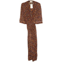 Sissel Edelbo Brenda Silk Wrap Dress No. 215 Brown