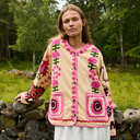 Sissel Edelbo Maggie Jacket Suzani Embroidery Peach